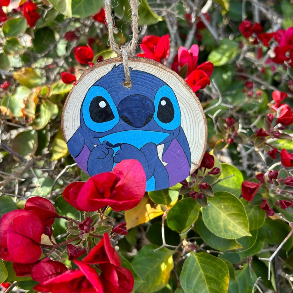 Stitch Painted Ornament